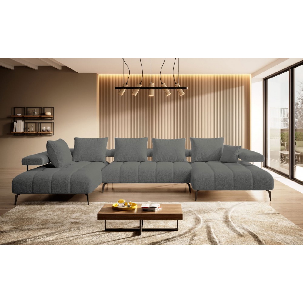 Γωνιακός καναπές Magnito Plus-Gkri-Δεξιά