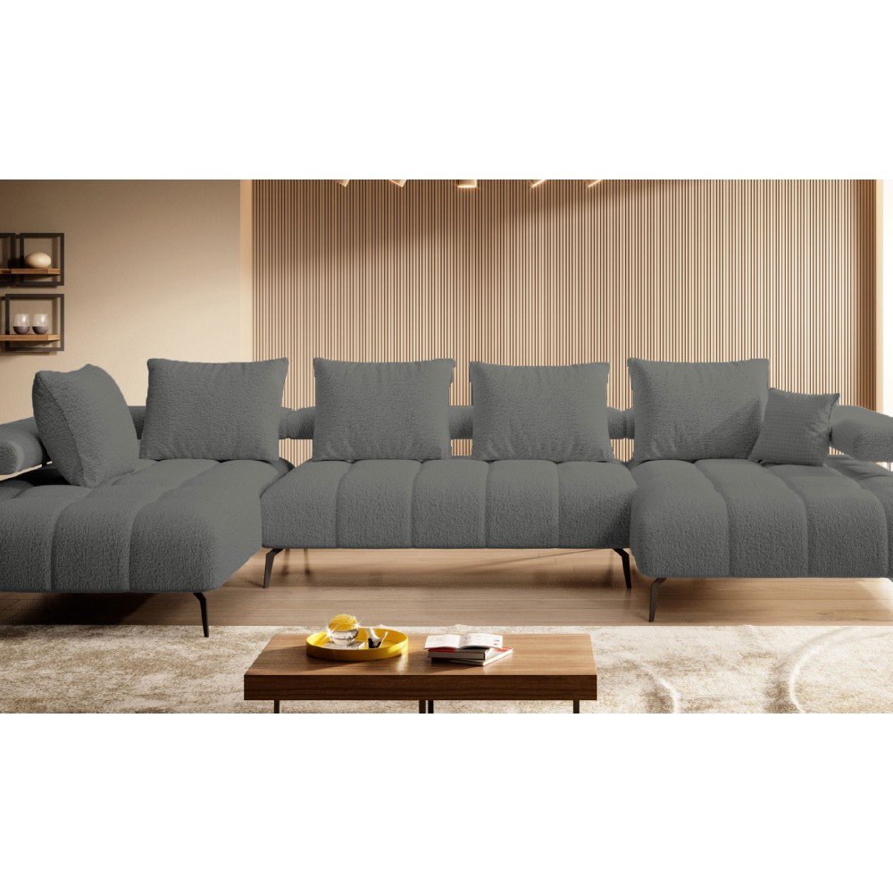 Γωνιακός καναπές Magnito Plus-Gkri-Δεξιά