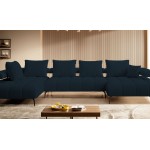 Γωνιακός καναπές Magnito Plus-Gkri Skouro-Δεξιά