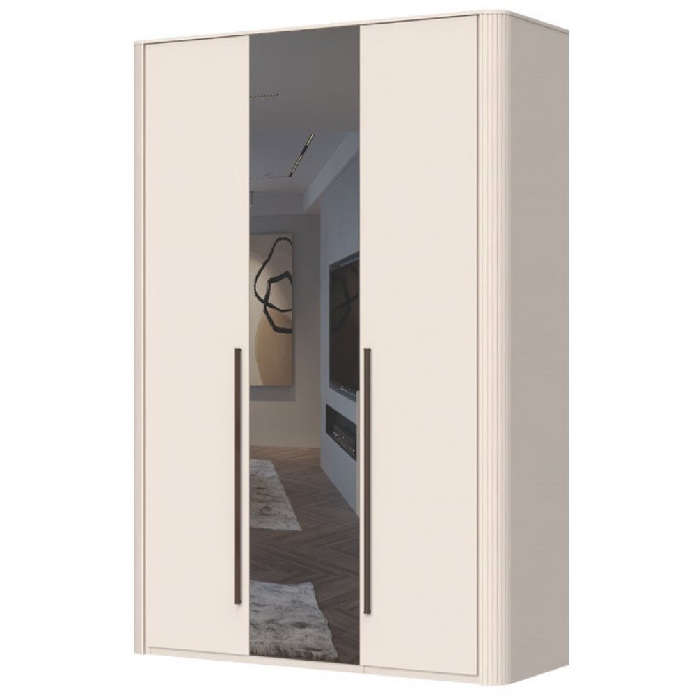 Ντουλάπα Dutchess τρίφυλλη mirror 153x56x225