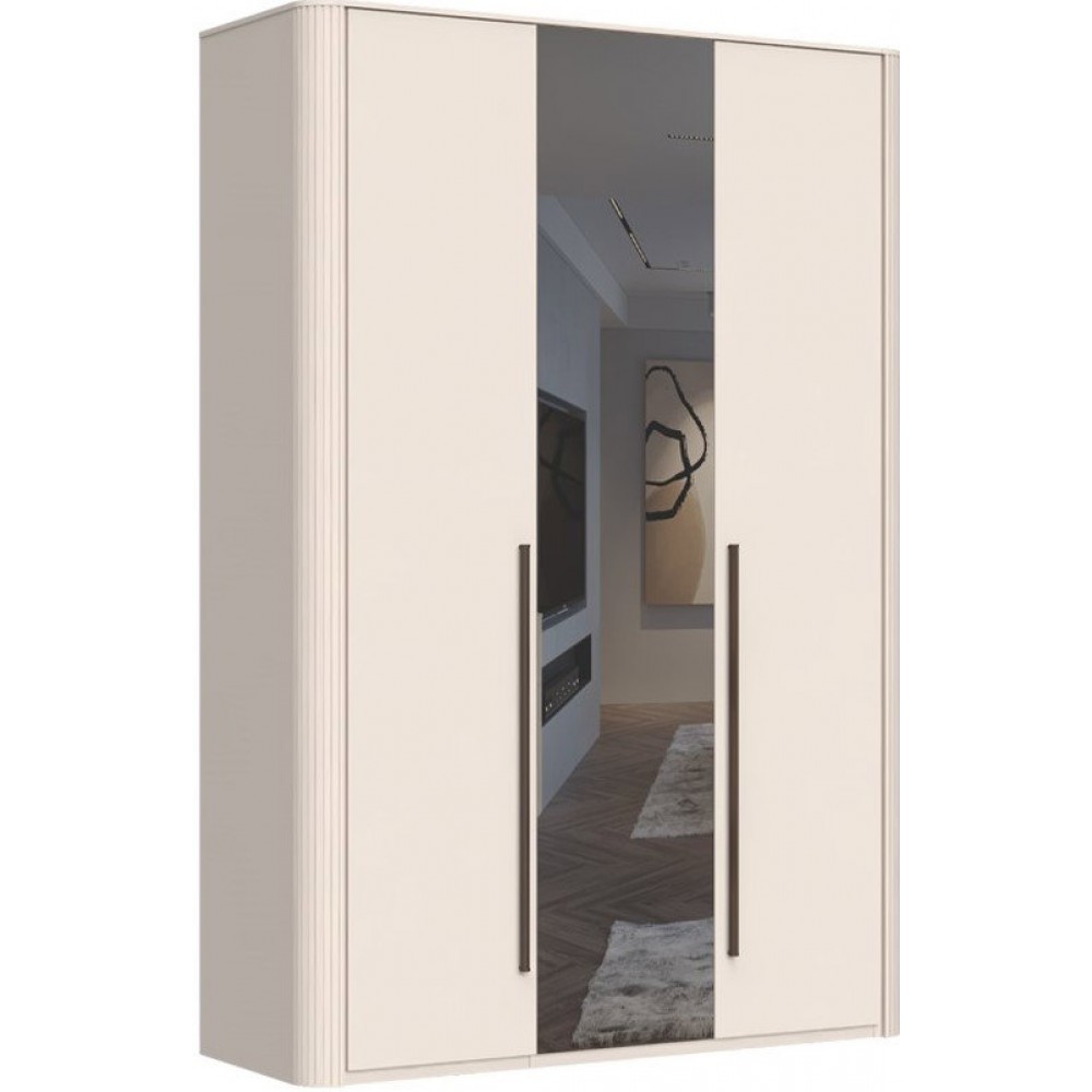 Ντουλάπα Dutchess τρίφυλλη mirror 153x56x225