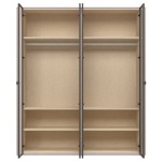 Ντουλάπα Dutchess τετράφυλλη glass