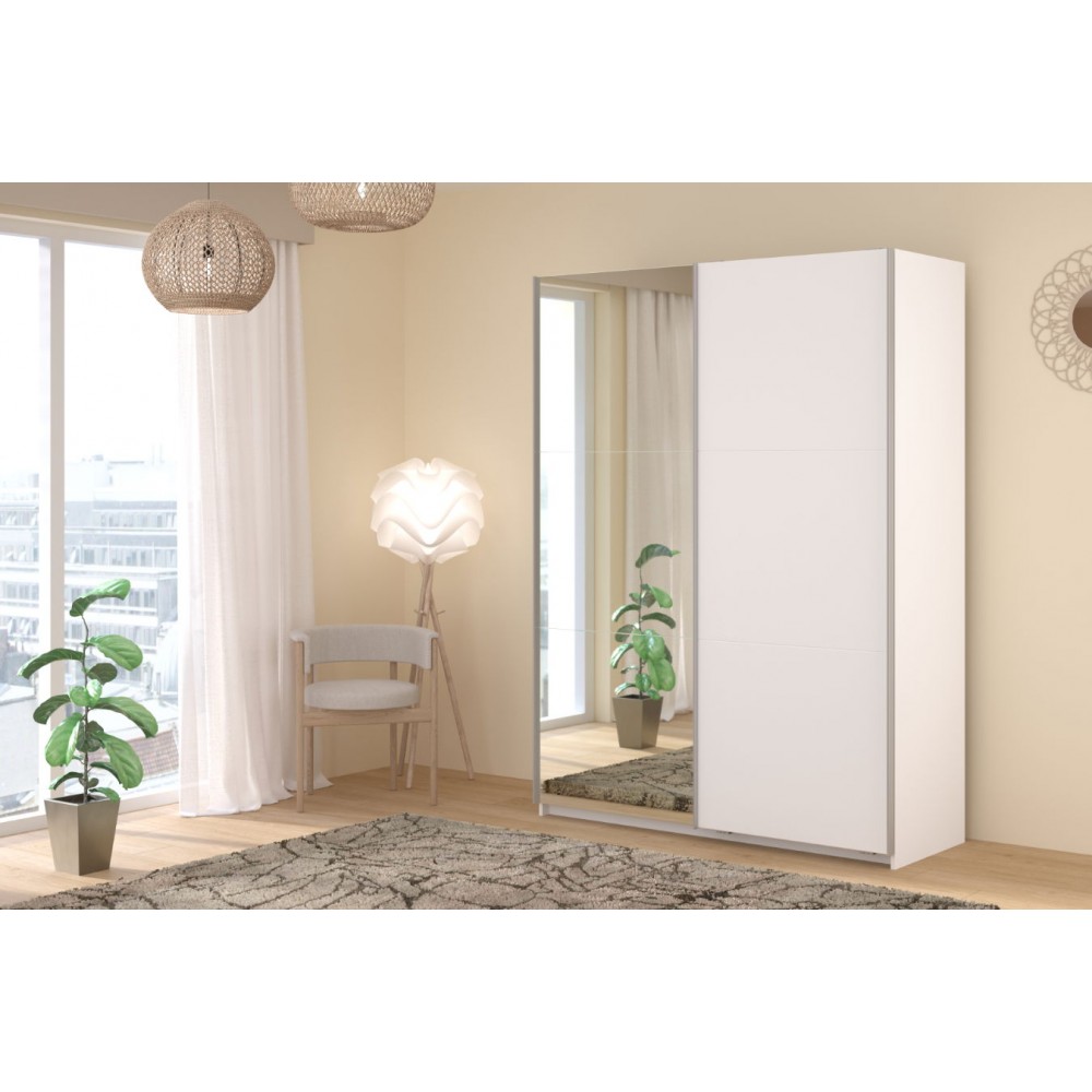 Ντουλάπα Lynch plus συρόμενη-Leuko-Μήκος: 150 εκ.