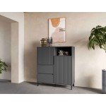 Μπουφές Anel Slim-Anthraki 105.4x40x117.2