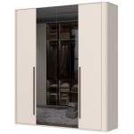 Ντουλάπα Dutchess τετράφυλλη mirror 198x56x225