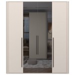 Ντουλάπα Dutchess τετράφυλλη mirror 198x56x225