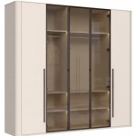 Ντουλάπα Dutchess πεντάφυλλη 3 glass