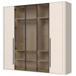 Ντουλάπα Dutchess πεντάφυλλη 3 glass