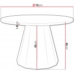 Τραπεζάκι σαλονιού Elipse-Gkri