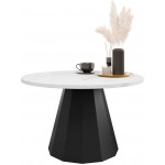 Τραπεζάκι σαλονιού Elipse-Leuko Marmaro