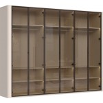 Ντουλάπα Dutchess εξάφυλλη glass