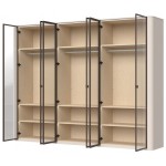 Ντουλάπα Dutchess εξάφυλλη glass