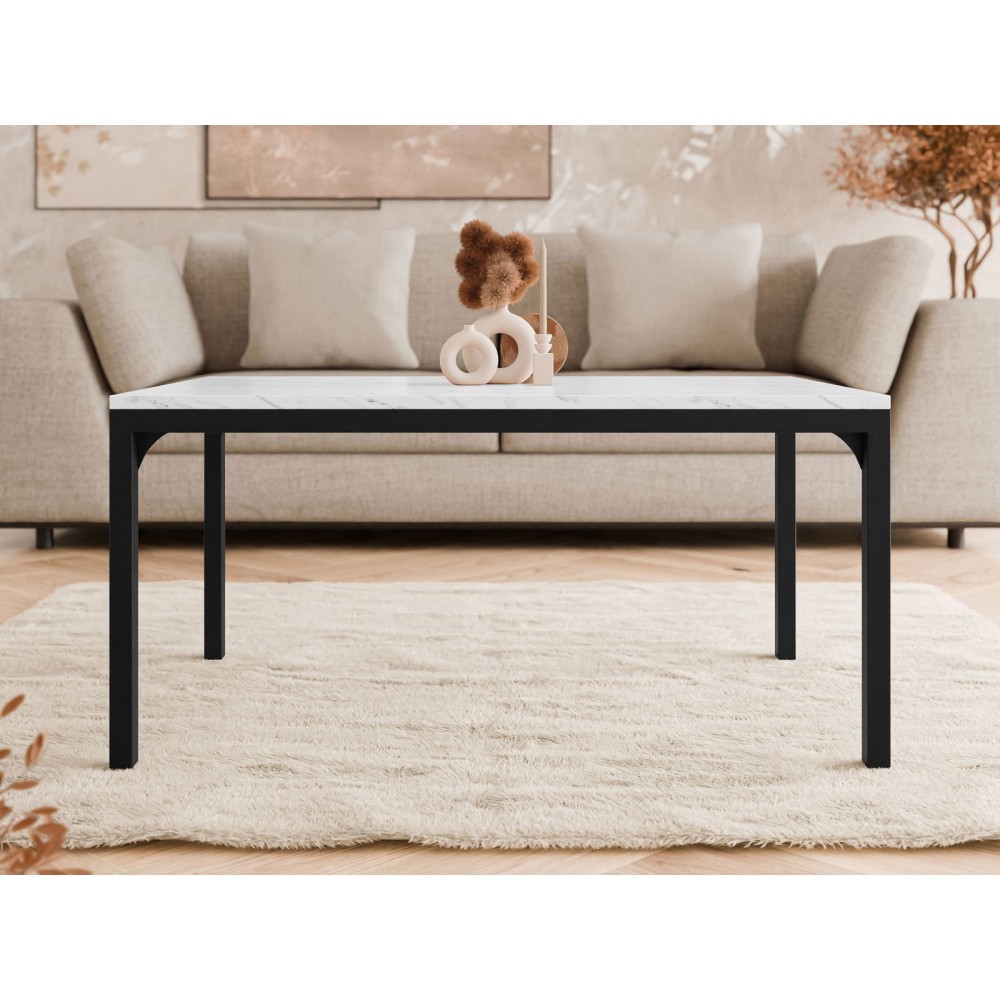 Τραπεζάκι σαλονιού Mocca I-Leuko Marmaro