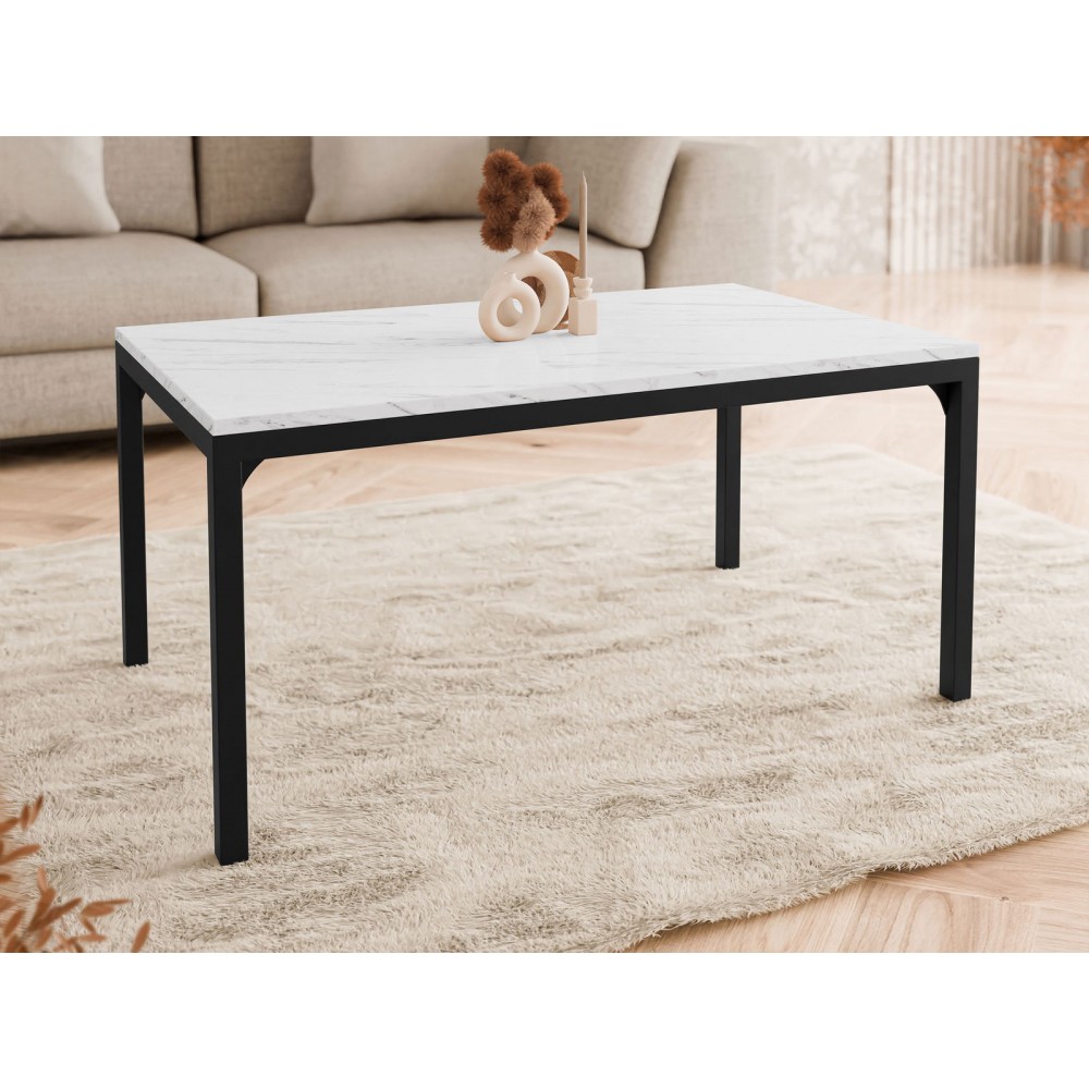 Τραπεζάκι σαλονιού Mocca I-Leuko Marmaro