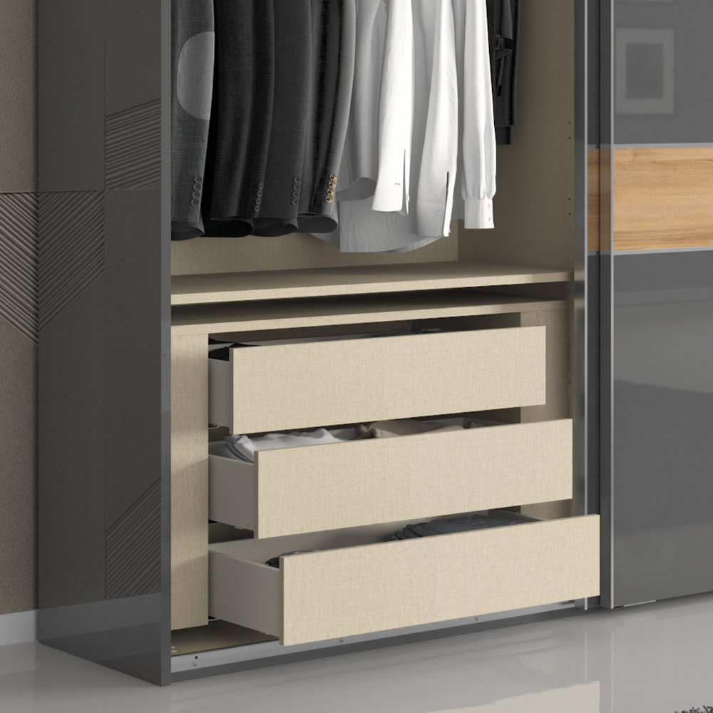 Συρταριέρα ντουλάπας JL Universal 88x45x57