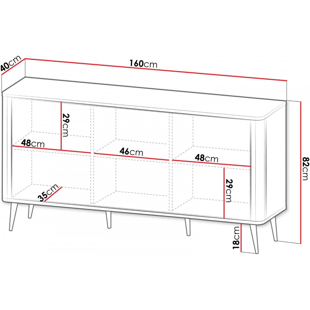 Μπουφές Marly Reg II-Mauro