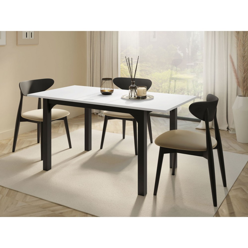 Επεκτεινόμενο τραπέζι Focus -Leuko-Μήκος: 120 εκ.