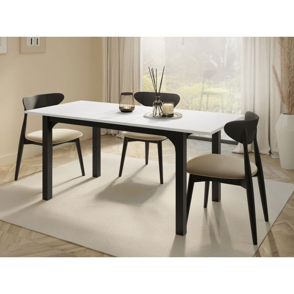 Επεκτεινόμενο τραπέζι Focus -Leuko-Μήκος: 140 εκ.