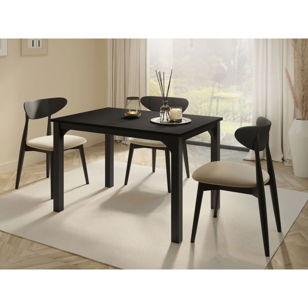 Επεκτεινόμενο τραπέζι Focus -Mauro-Μήκος: 120 εκ.