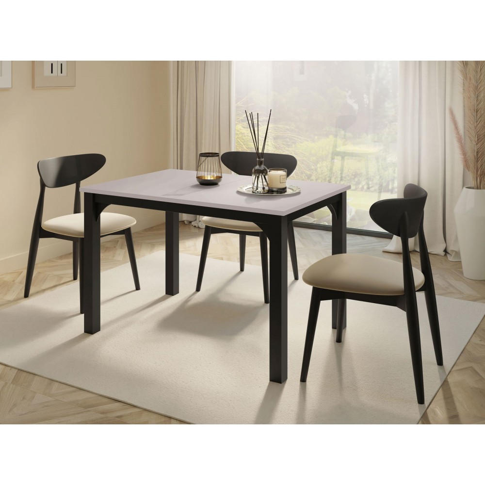 Επεκτεινόμενο τραπέζι Focus -Cashmere-Μήκος: 120 εκ.