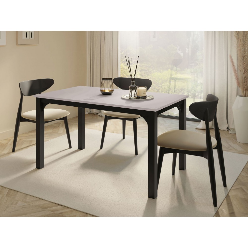 Επεκτεινόμενο τραπέζι Focus -Cashmere-Μήκος: 140 εκ.