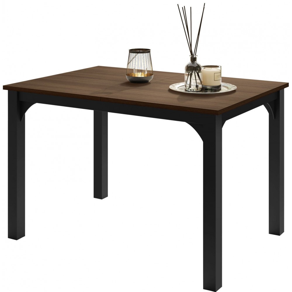 Επεκτεινόμενο τραπέζι Focus -Tobacco-Μήκος: 120 εκ.