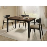 Επεκτεινόμενο τραπέζι Focus -Tobacco-Μήκος: 140 εκ.