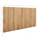 Κεφαλάρι κρεβατιού Vinna-Μήκος: 160 εκ.