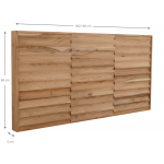 Κεφαλάρι κρεβατιού Soma-Μήκος: 140 εκ.