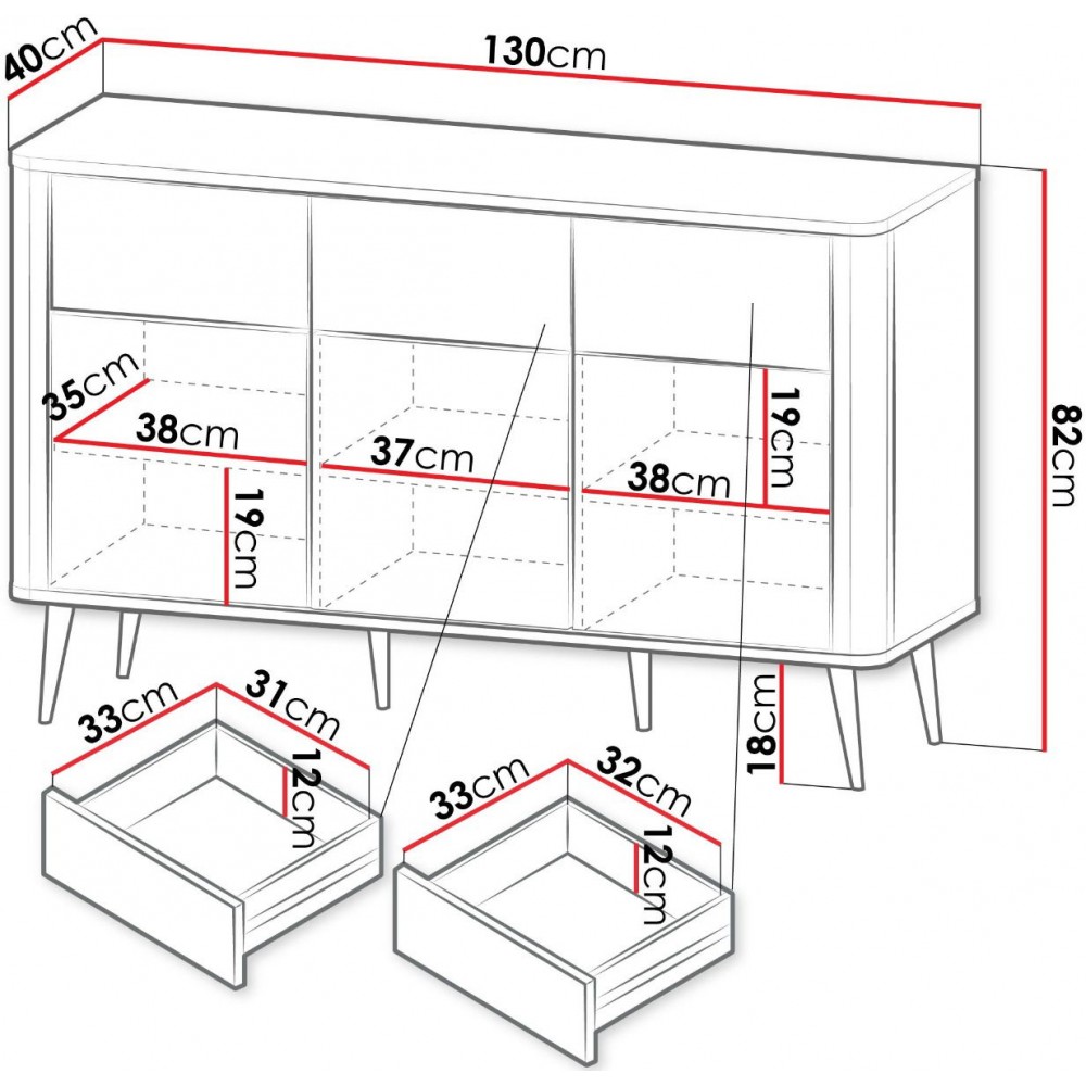 Μπουφές Marly Reg IV-Mauro