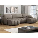 Γωνιακός καναπές Zara U-Cappuccino