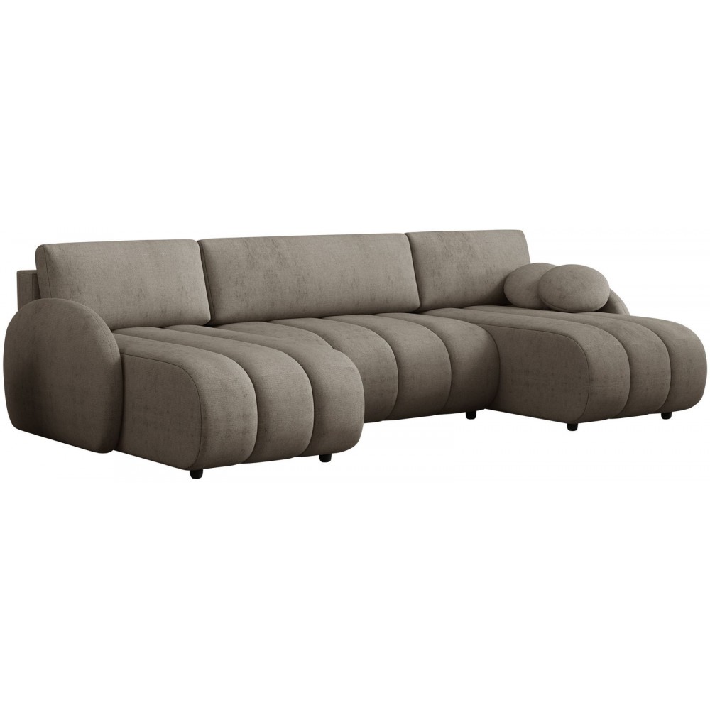 Γωνιακός καναπές Zara U-Cappuccino