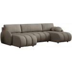 Γωνιακός καναπές Zara U-Cappuccino