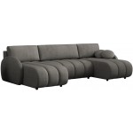 Γωνιακός καναπές Zara U-Gkri Skouro