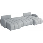 Γωνιακός καναπές Zara U-Gkri Skouro