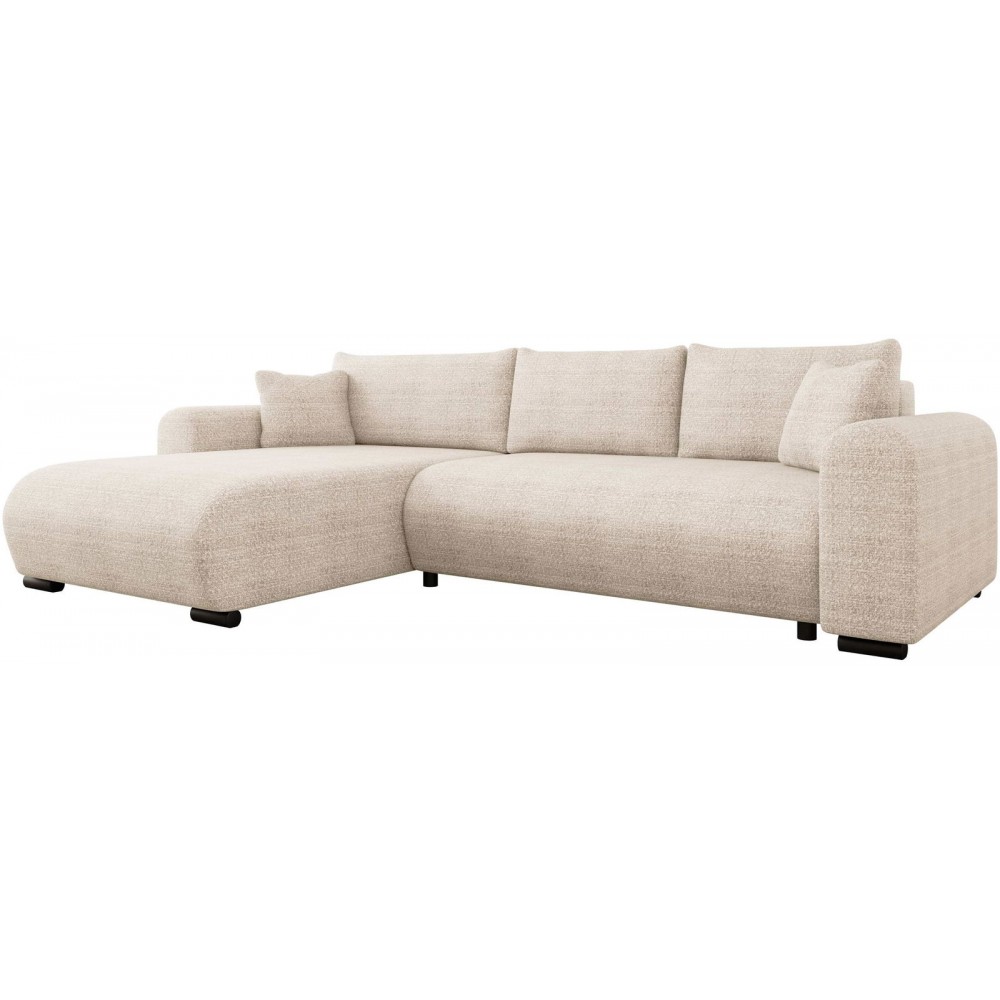 Γωνιακός καναπές Merkos-Beige