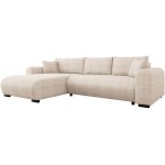 Γωνιακός καναπές Merkos-Beige