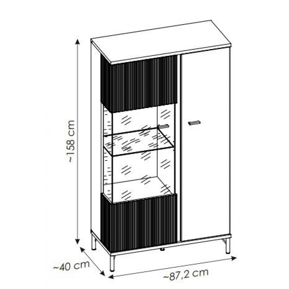 Βιτρίνα Saka Mini