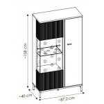 Βιτρίνα Saka Mini