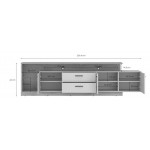 Έπιπλο τηλεόρασης Angolo Plus-Cashmere