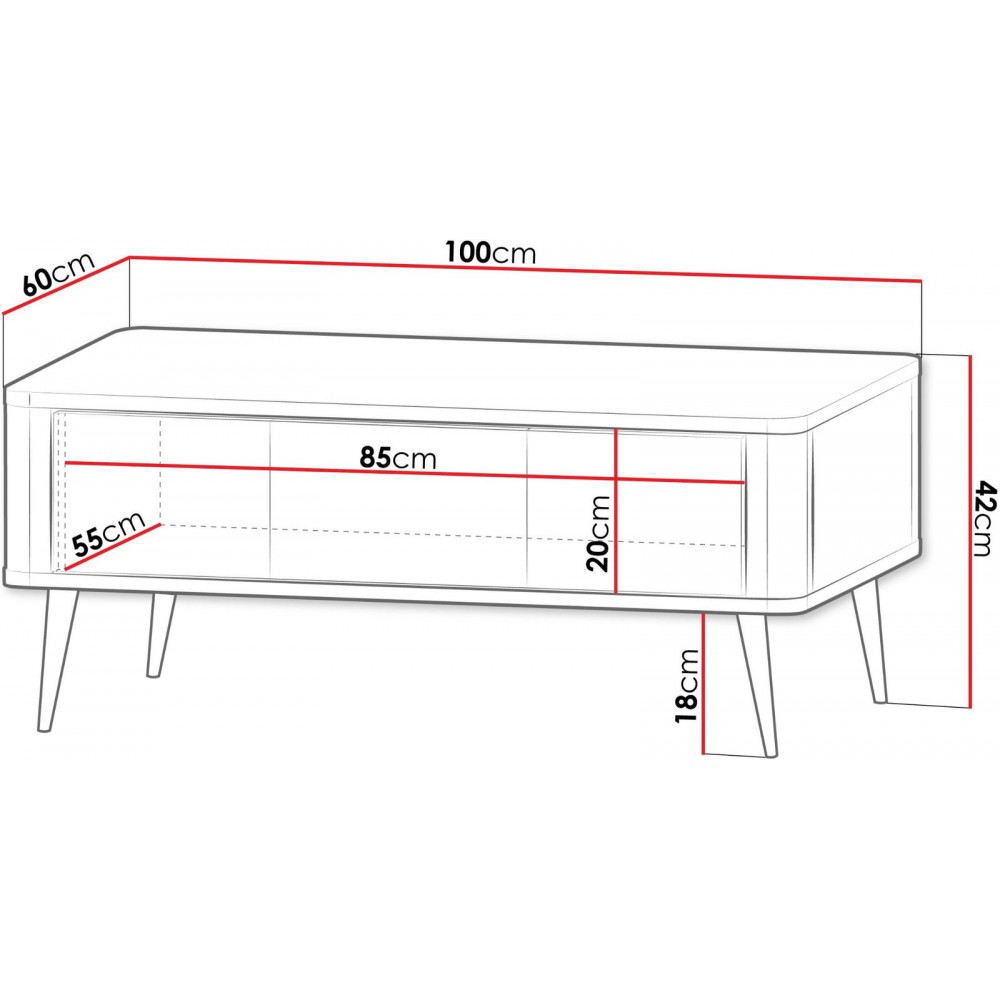 Τραπεζάκι σαλονιού Marly Reg-Kafe