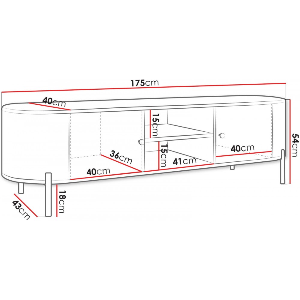 Έπιπλο τηλεόρασης Sepiroz