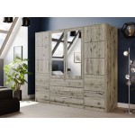 Ντουλάπα Bali 4D τετράφυλλη-Kafe Anoixto