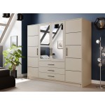 Ντουλάπα Bali 4D τετράφυλλη-Cashmere