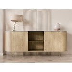 Μπουφές Lygrint II-leuko marmaro - xruso