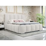 Επενδυμένο κρεβάτι Wizko-Leuko-140 x 200