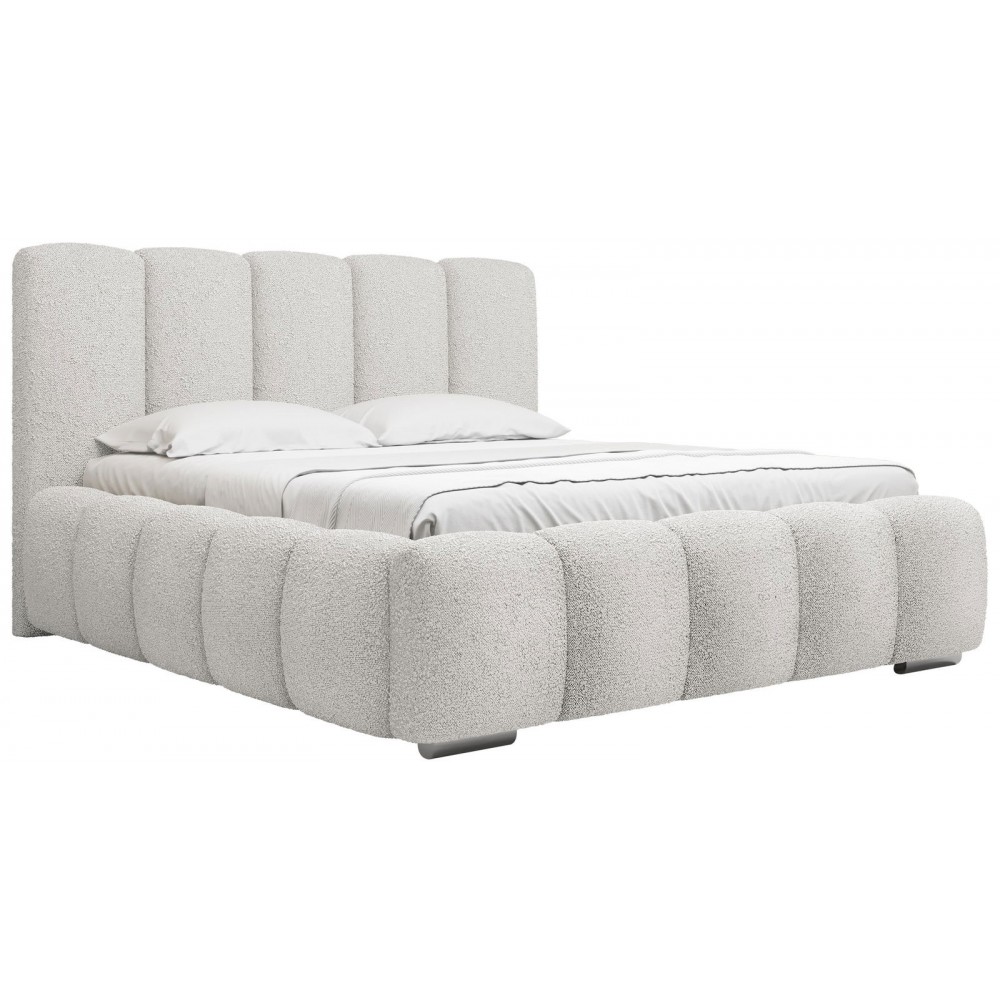 Επενδυμένο κρεβάτι Wizko-Leuko-140 x 200