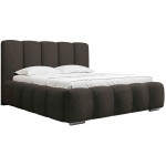 Επενδυμένο κρεβάτι Wizko-Grafitis-180 x 200