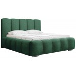 Επενδυμένο κρεβάτι Wizko-Prasino Skouro-160 x 200