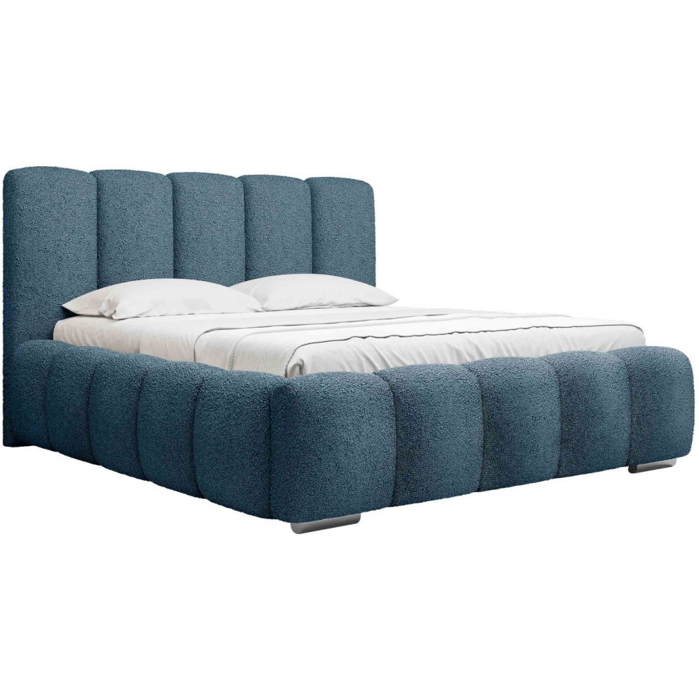 Επενδυμένο κρεβάτι Wizko-Mple-140 x 200